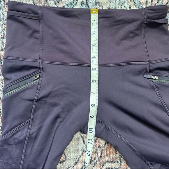 Lululemon Toasty Tech Tight II Cyber Size 6 Purple Fleece Lined Leggings - Picture 6 of 11